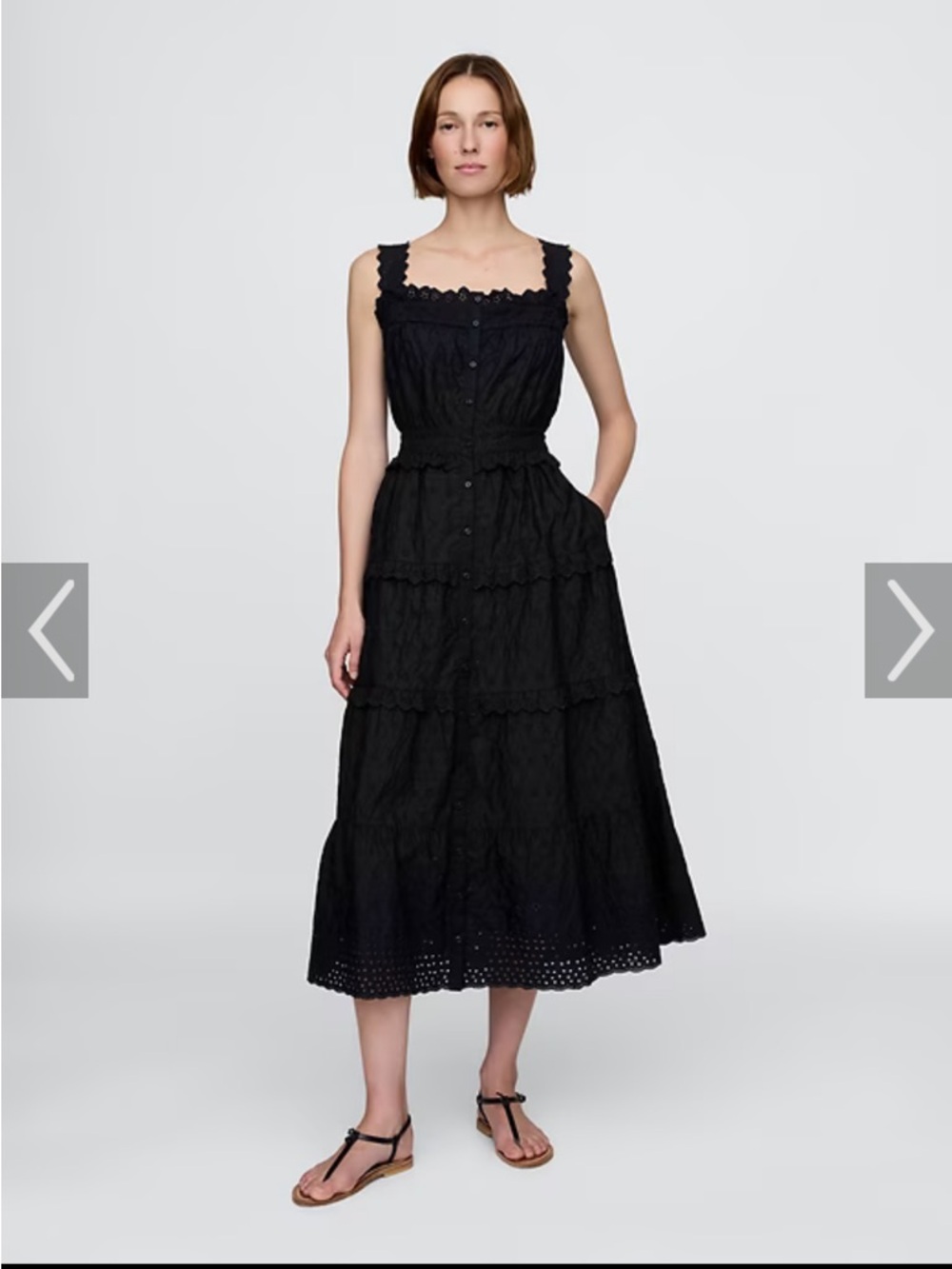 Gap x Doen Eyelet Midi Dress